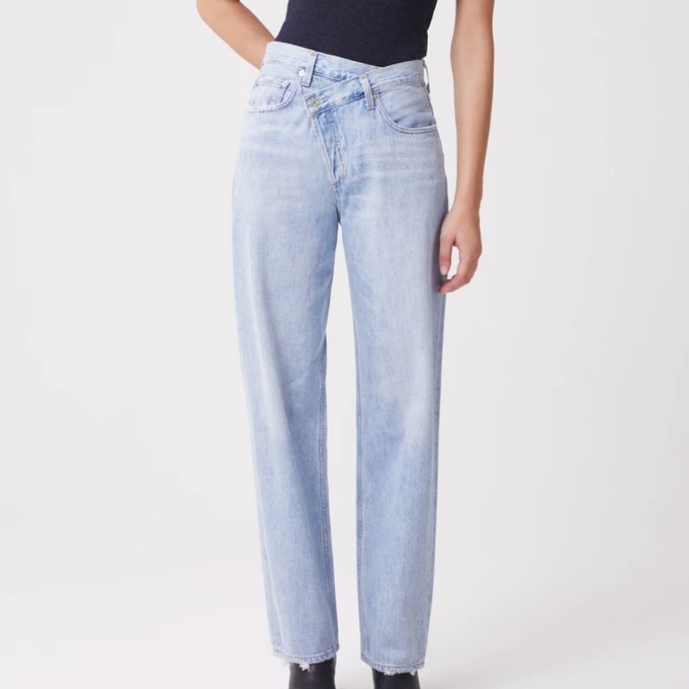 AGOLDE Criss-Cross Upsized Jeans